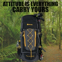 75L WATERPROOF TRAVEL RUCKSACK HIKING BACKPACK 