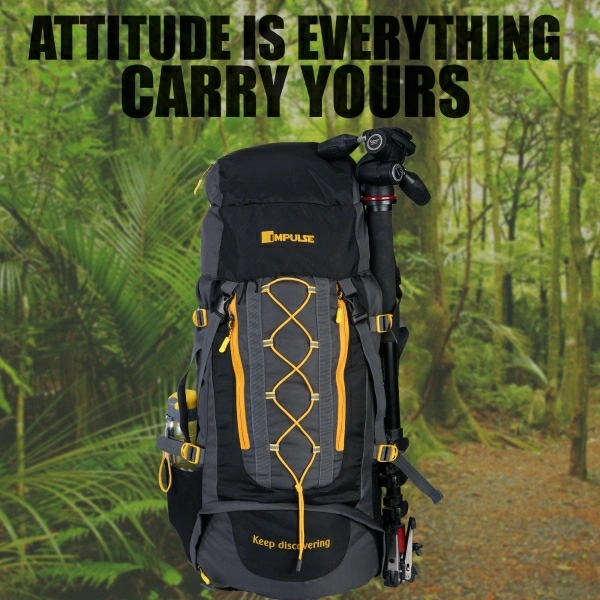 75L WATERPROOF TRAVEL RUCKSACK HIKING BACKPACK 