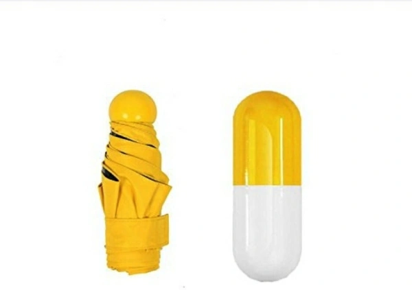 Capsule Mini TRAVEL UMBRELLA 4 FOLD( Uv Proof &Windproof)