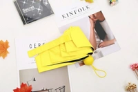 Capsule Mini TRAVEL UMBRELLA 4 FOLD( Uv Proof &Windproof)
