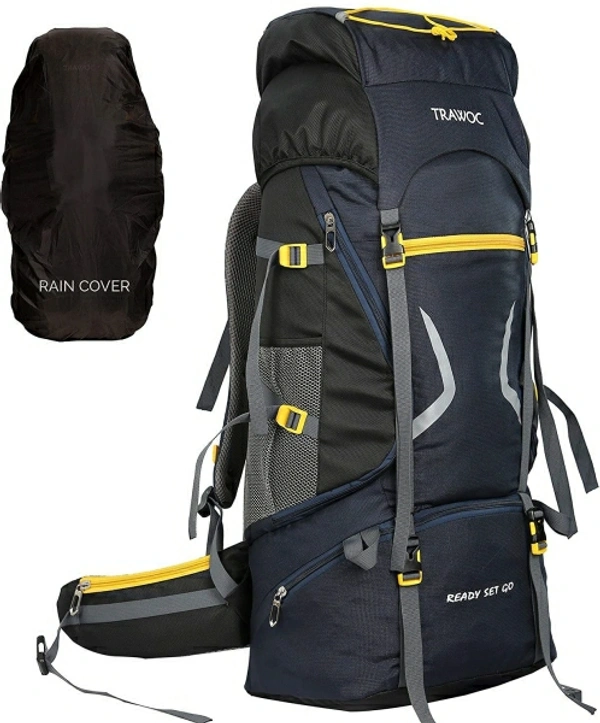 TREKKING BACKPACK 65L Blue,yellow 