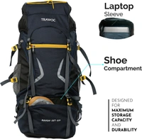 TREKKING BACKPACK 65L Blue,yellow 