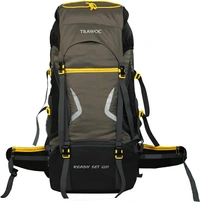 TREKKING BACKPACK 65L Blue,yellow 