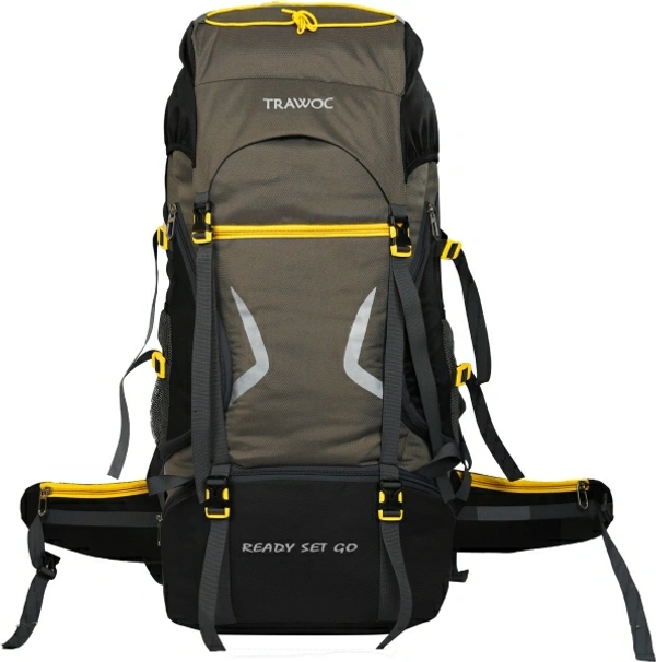 TREKKING BACKPACK 65L Blue,yellow 