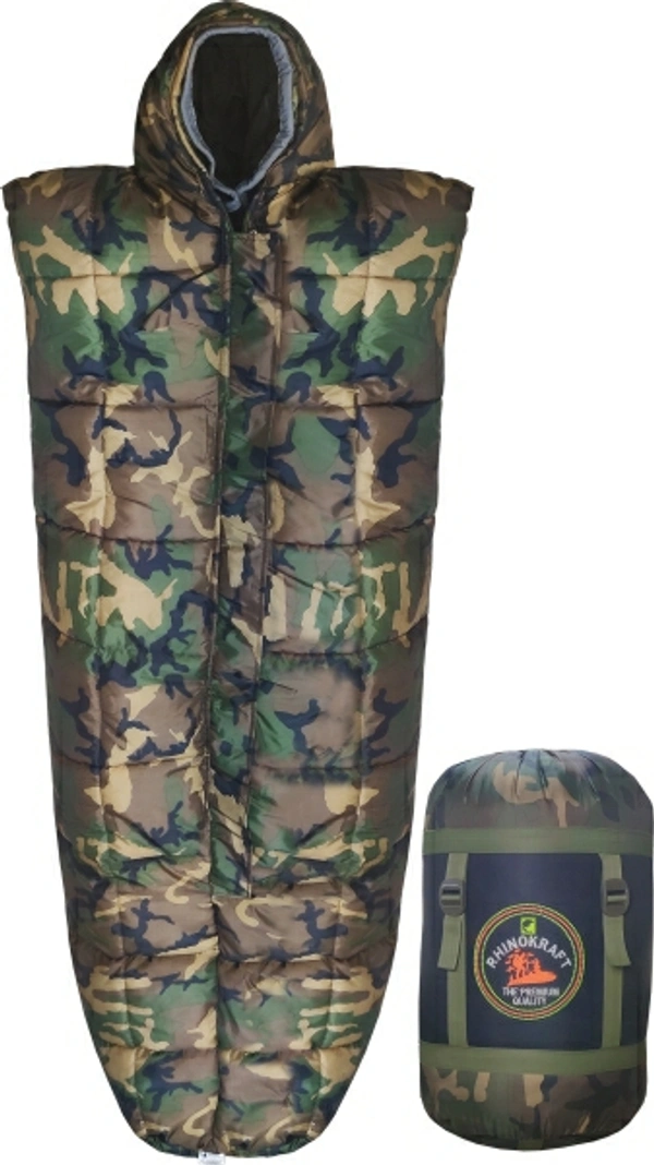 RHINOKRAFT Detachable Inner Fleece 6 Layer Sleeping Bag