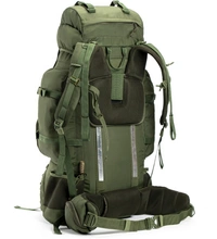 Tripole Colonel Pro Metal Frame Rucksack | Front Opening | Detachable Bag Rucksack  - 105 L - Green