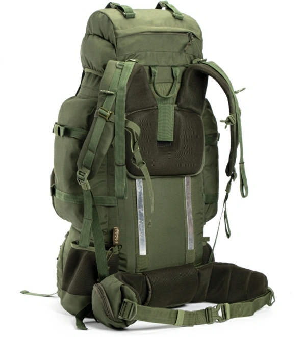 Tripole Colonel Pro Metal Frame Rucksack | Front Opening | Detachable Bag Rucksack  - 105 L - Green