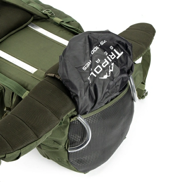 Tripole Colonel Pro Metal Frame Rucksack | Front Opening | Detachable Bag Rucksack  - 105 L - Green