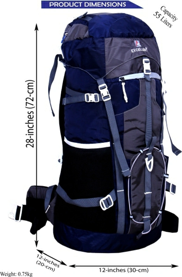 AE EXCELLENT Travel Backpack Outdoor Sport Hiking Trekking Bag Campaigning Rucksack  - 55 L