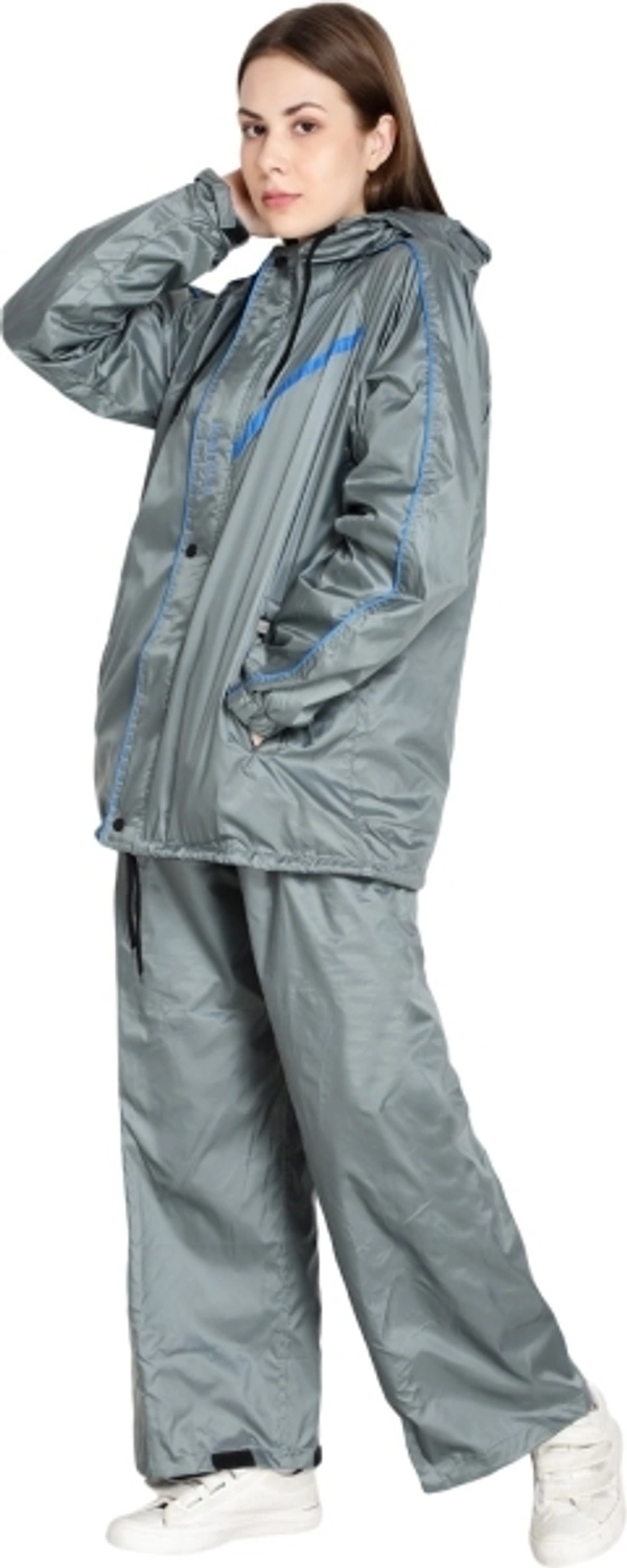 Zachary's Solid Women Rain Protection Coat - XXL