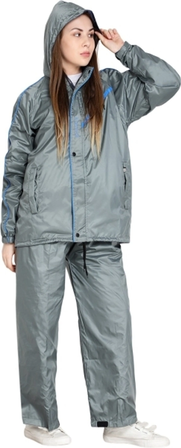 Zachary's Solid Women Rain Protection Coat - XXL