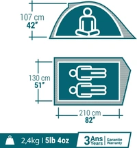 Waterproof Camping Tent For 2 Person 