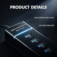 Multiparty USB Port Hub