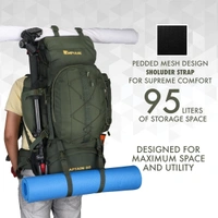 IMPULSE Captain 95L Waterproof Rucksack  - Green
