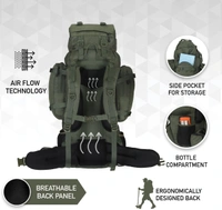 IMPULSE Captain 95L Waterproof Rucksack  -  Blue 