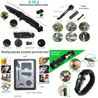 Travel Camping & Hiking Emergency Tactical Survival Kit 