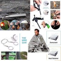Travel Camping & Hiking Emergency Tactical Survival Kit 