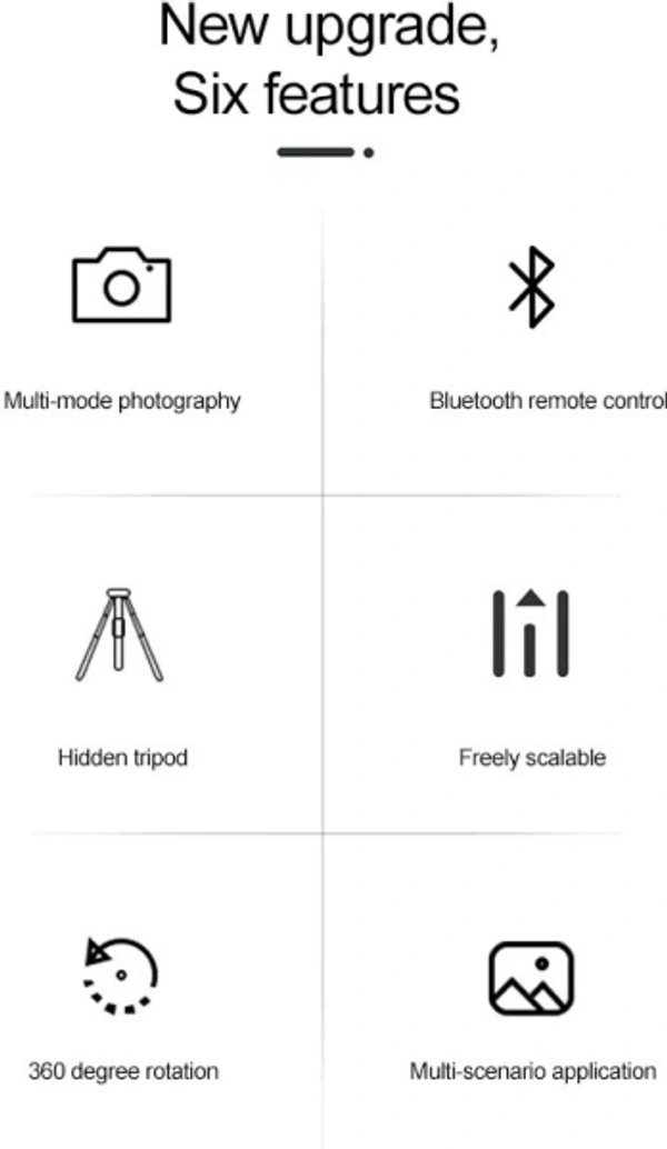 3 In 1 Extendable Bluetooth Selfi Stick