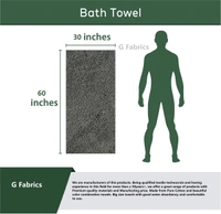 G Fabrics 500gsm Bath Towel (Pack Of 2)