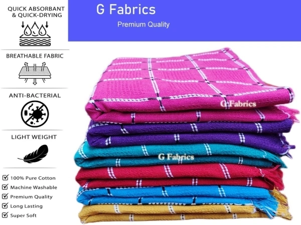 G Fabrics 500gsm Bath Towel (Pack Of 2)