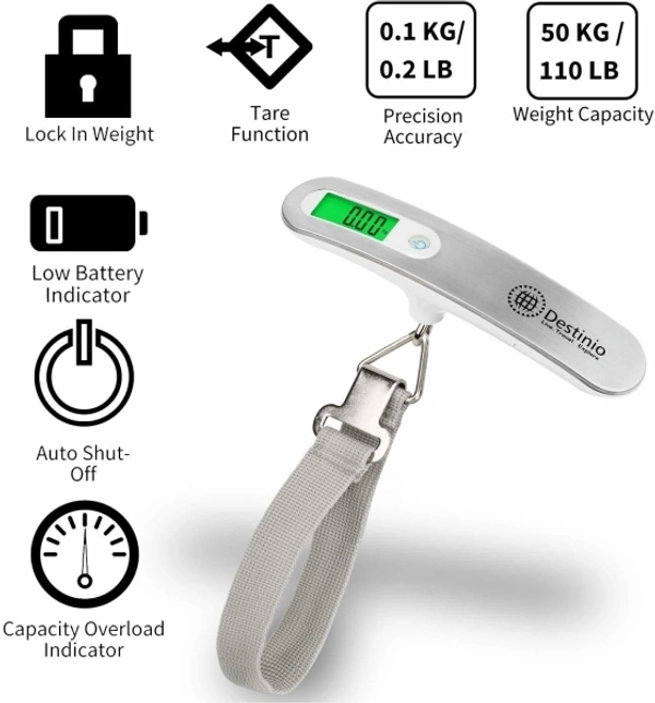 Digital Luggage Weighing Scale For Flights & Travel 