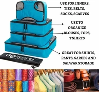 Travel Organizer Packing Cubes  - Blue