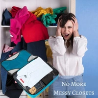 Travel Organizer Packing Cubes  - Black 