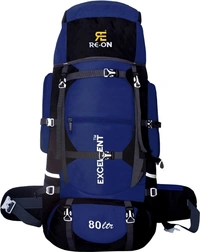 Ra One 80L Hiking Rucksack  - Red