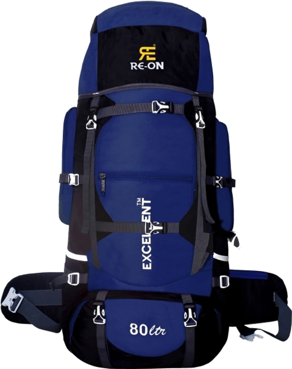 Ra One 80L Hiking Rucksack  - Red