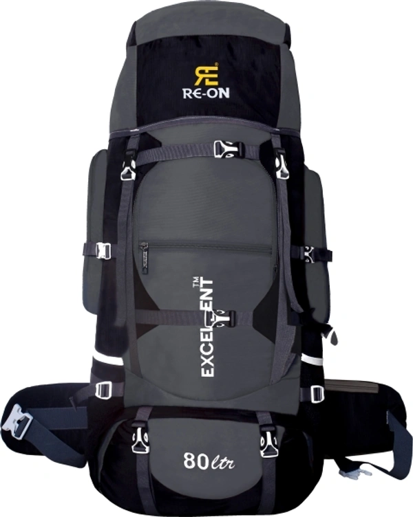 Ra One 80L Hiking Rucksack  - Black