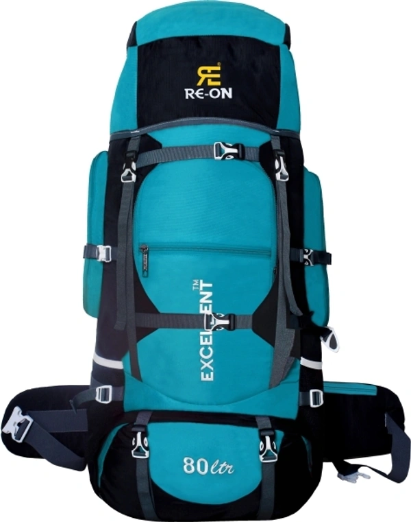 Ra One 80L Hiking Rucksack  - Green