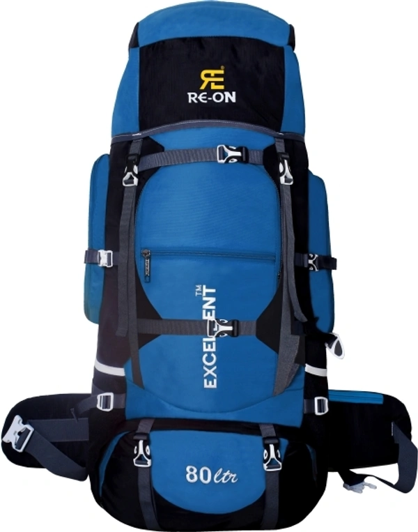 Ra One 80L Hiking Rucksack  - Grey