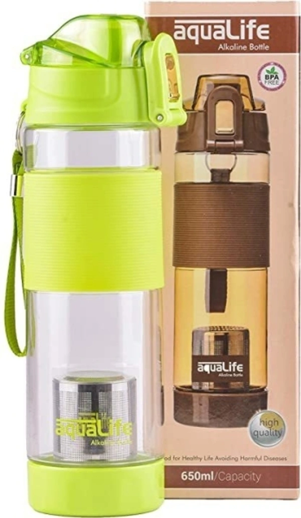 Portable Water Purifier Travel  Bottle 650ml  - Green