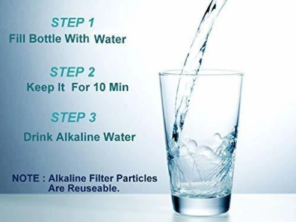 Portable Water Purifier Travel  Bottle 650ml  - Blue