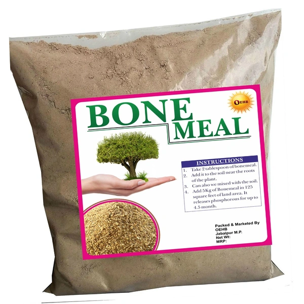 OEHB Organic Bone Meal 900g, neem cake 900g, and Mustard 900g
