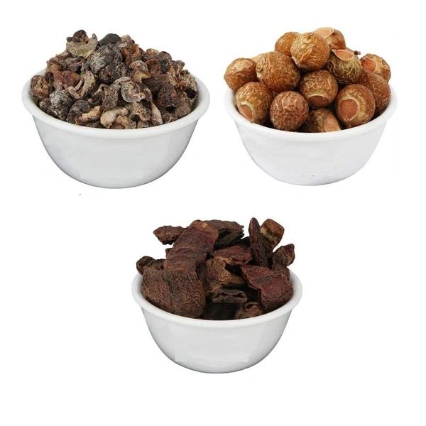 OEHB Organic Raw Form Amla(100g),Reetha(100) and Shikakai(100g) 300g