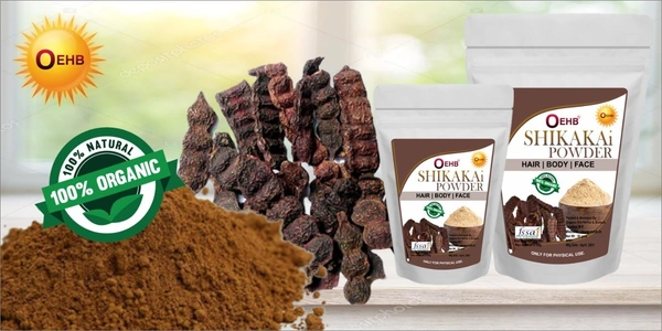 OEHB Natural Amla Reetha Shikakai Bhringraj And Hibiscus Powder 250g Each 50g