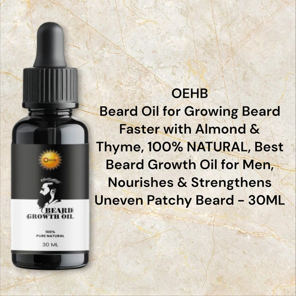 OEHB Beard & Hair Growth Oil, 30ml