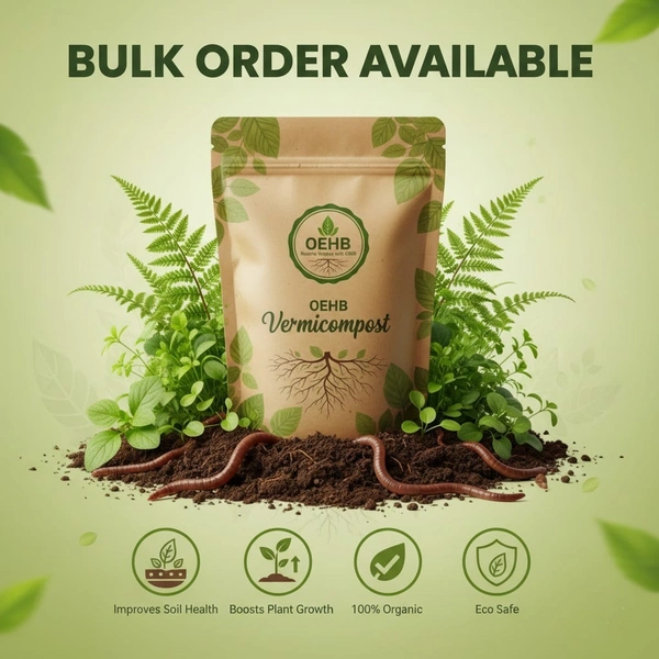 OEHB VERMICOMPOST 500KG  - Black