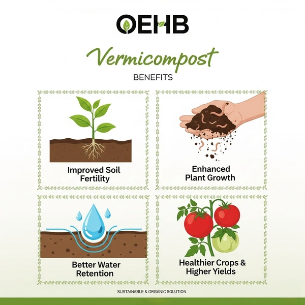OEHB Vermicompost Fertilizer 100KG