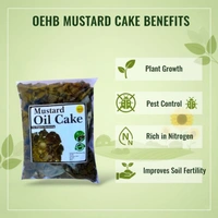 OEHB Organic Bone Meal 900g, neem cake 900g, and Mustard 900g