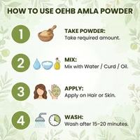 OEHB 100% Organic Amla Powder 150g
