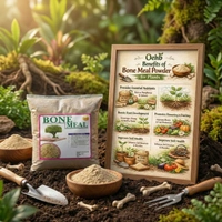 OEHB Organic Bone Meal 900g, neem cake 900g, and Mustard 900g
