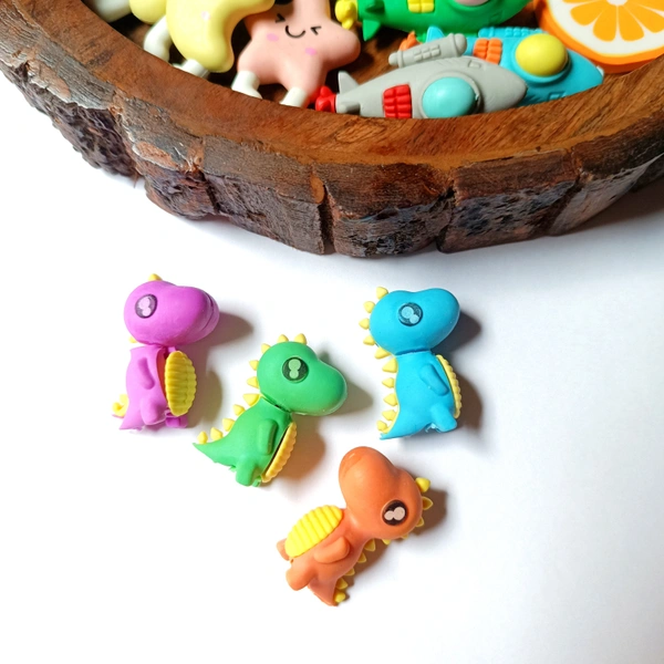 Dino Eraser 4 Pc Combo