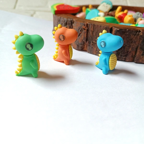 Dino Eraser 4 Pc Combo