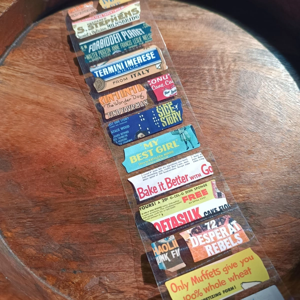 The Clipping Book Vintage Sticker Tape Roll