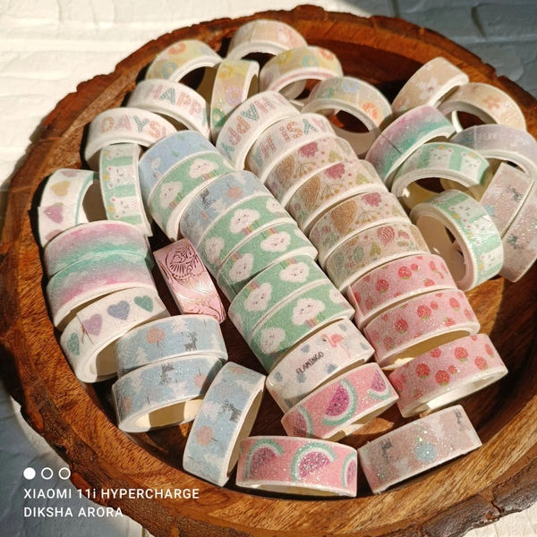 Glitter 5pc Washi Tape Pack 