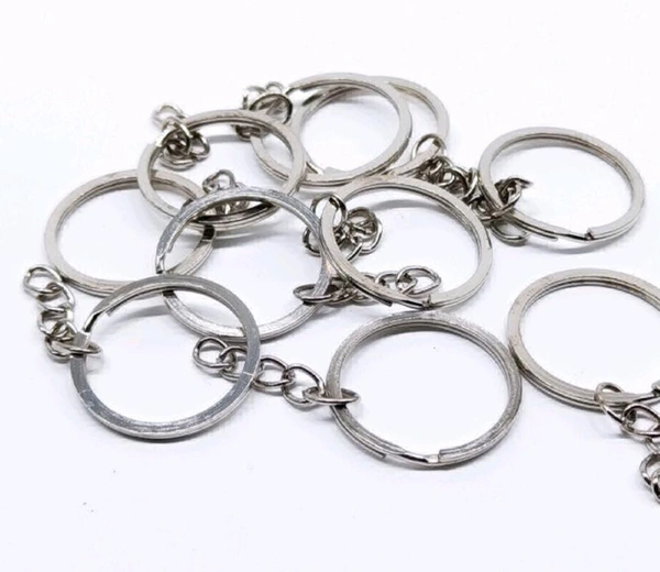 Silver Keyrings (10pc)