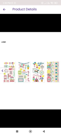 Deco Sticker (4 Pc Pack) 
