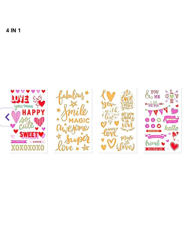 Deco Sticker (4 Pc Pack) 